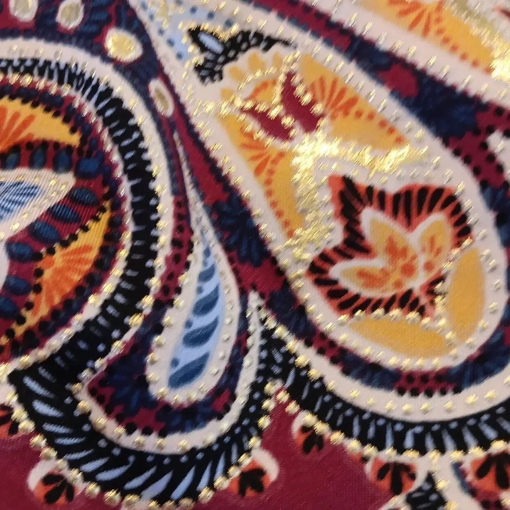 Shelby and Palmer Paisley Textured Soft Knit Dress. Boho. Arty. - Picture 12 of 12